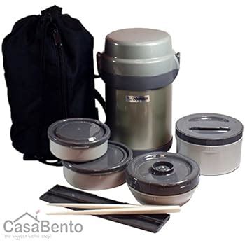 zojirushi sl xce20hg stainless steel vacuum insulated tiffin box|Zojirushi SL.